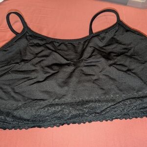 Torrid Black Lace Trim Bralette